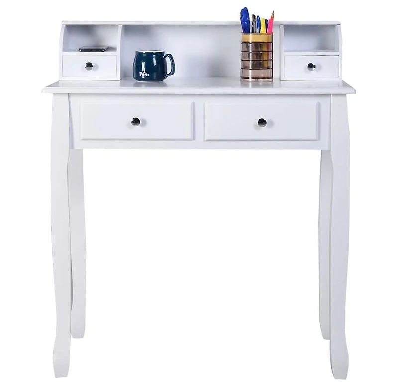 Removable Floating Organizer 2-Tier Mission Home Computer Vanity Desk