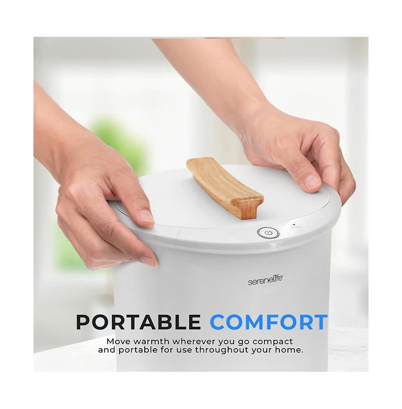 SereneLife Single Touch Towel & Blanket Warmer (SLTLW100) - White