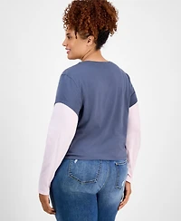 Grayson Threads, The Label Trendy Plus Kuromi Long-Sleeve T-Shirt