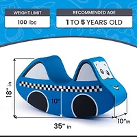 Bintiva Soft Play Police Car Rocker