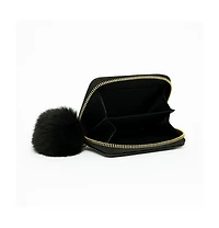 Tiny Treats + Zomi Gems Girls Tweed Mix Wallet, Black