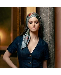 Ornella - Skinny Silk Scarf for Women