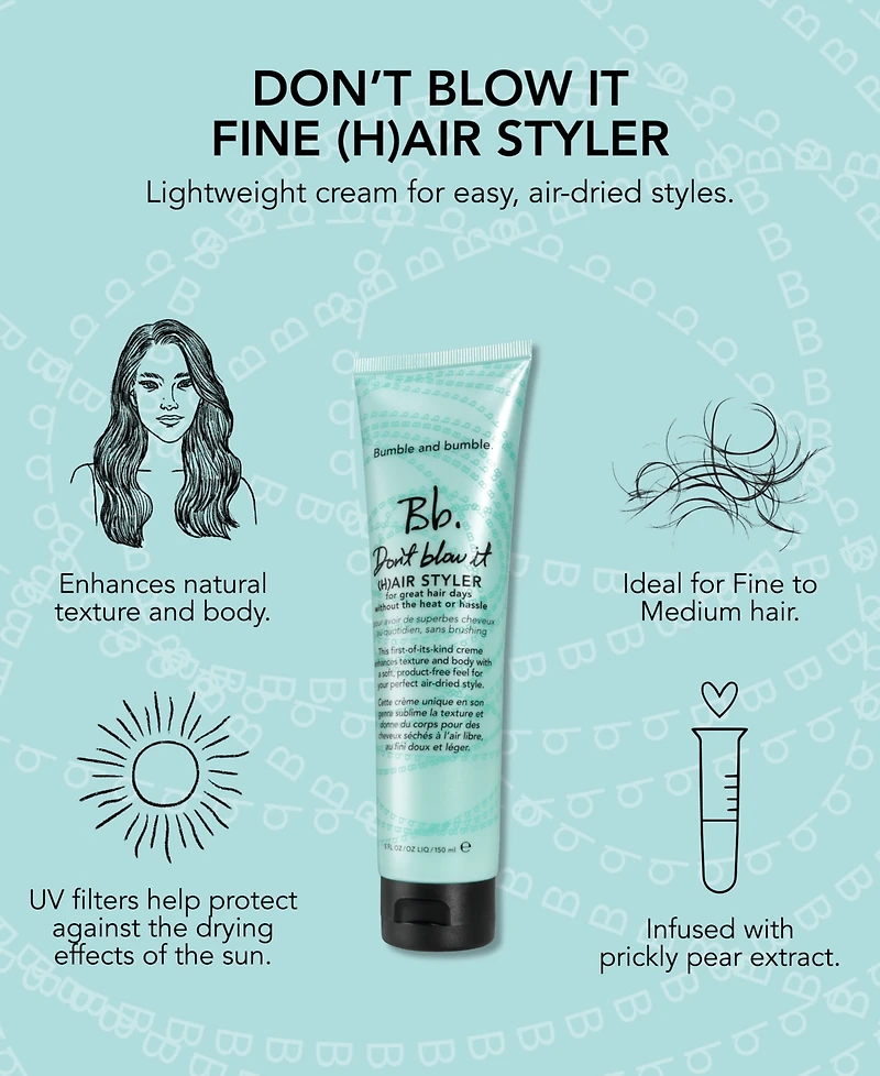 Bumble and Bumble Don't Blow It Fine Hair Styler, 5 oz.