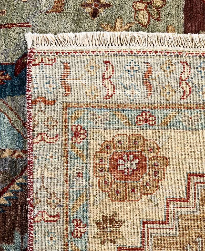 Adorn Hand Woven Rugs Indo Patchwork M5759 9'x12' Area Rug