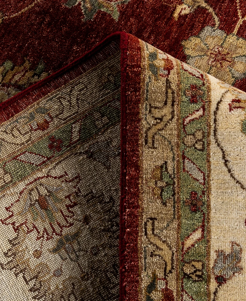 Adorn Hand Woven Rugs Indo Oushak M5908 9'1"x12'2" Area Rug