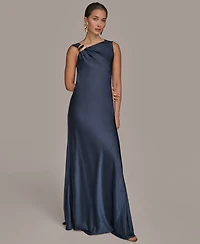 Donna Karan New York Women's Rhinestone-Accent Gown