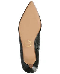 Journee Collection Women's Arely Kitten Heel Pointed Toe Dress Booties