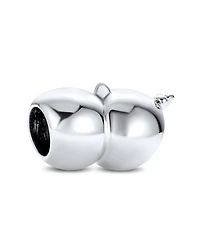 Bling Jewelry Bff Smiling Pigtails Friendship Charm Bead Sterling Silver for European Bracelet