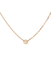 Pre-Owned Cartier Xs Cartier D'Amour Pendant Necklace 18K Rose Gold with Diamond