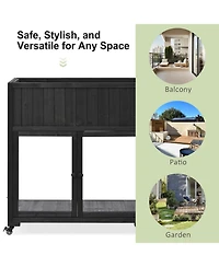 Mini Wood Frame Greenhouse