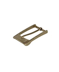 Trafalgar Men's 30mm Elongated Rectangular Solid Brass Italian Harness Belt Buckle
