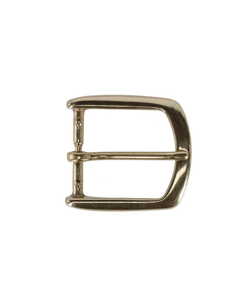 Trafalgar Men's 35mm Italian Solid Brass Rounded Edged Harness Belt Buckle