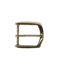Trafalgar Men's 35mm Italian Solid Brass Rounded Edged Harness Belt Buckle
