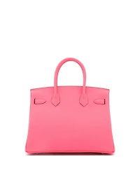 Pre-Owned Hermes Birkin 30 Handbag Pink Epsom with Palladium Hardware