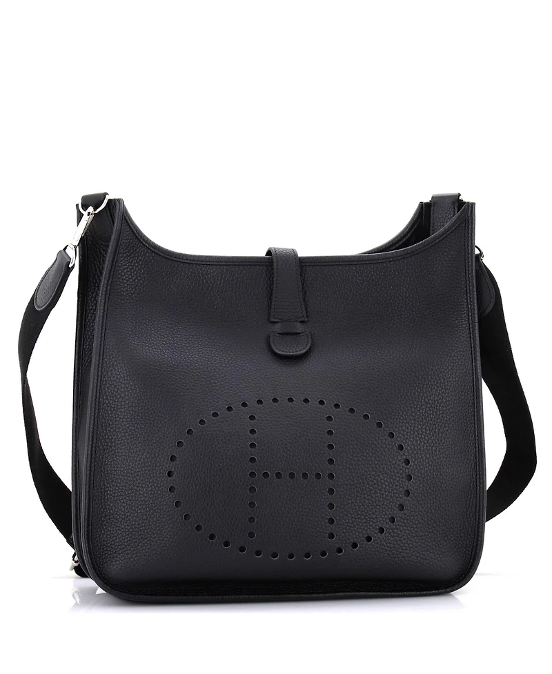 Pre-Owned Hermes Gm Evelyne Bag Gen Iii Clemence