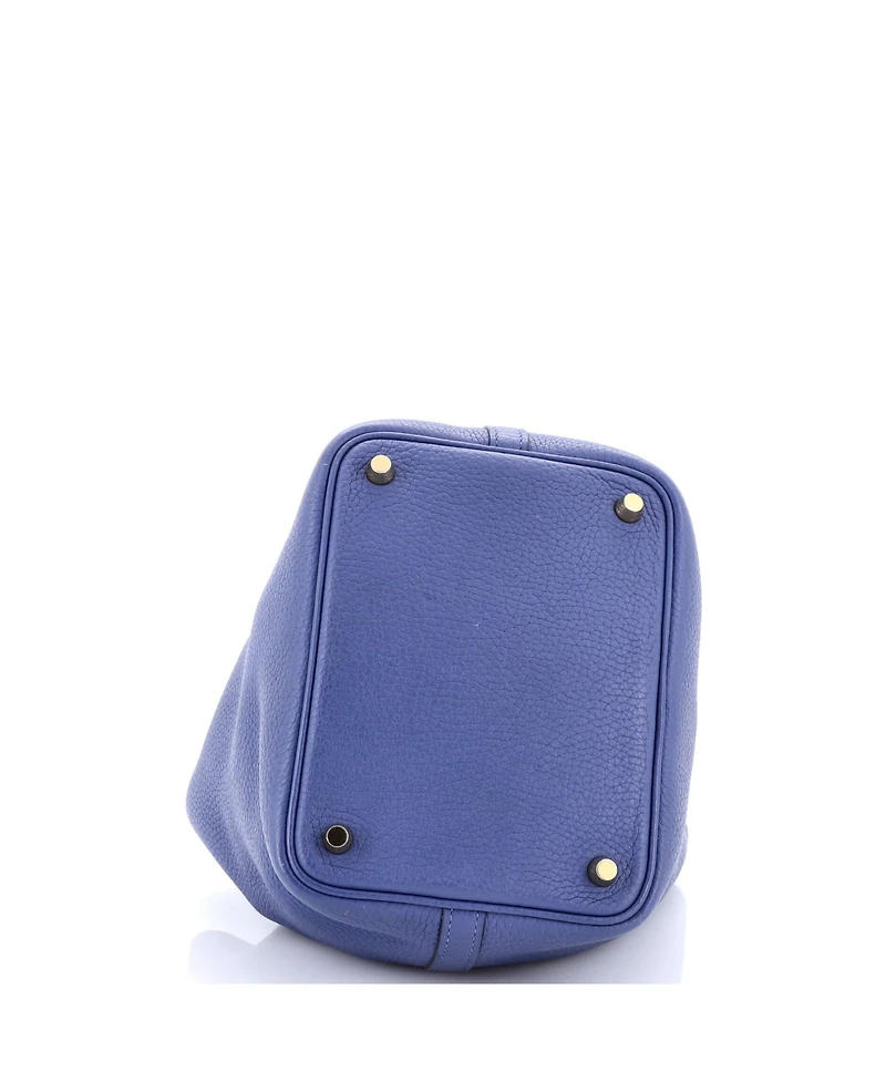 Pre-Owned Hermes Pm Picotin Lock Bag Clemence