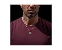 Vincero Mens Necklace, Built Different Collection, The Lion - Sterling Silver, 21” Chain