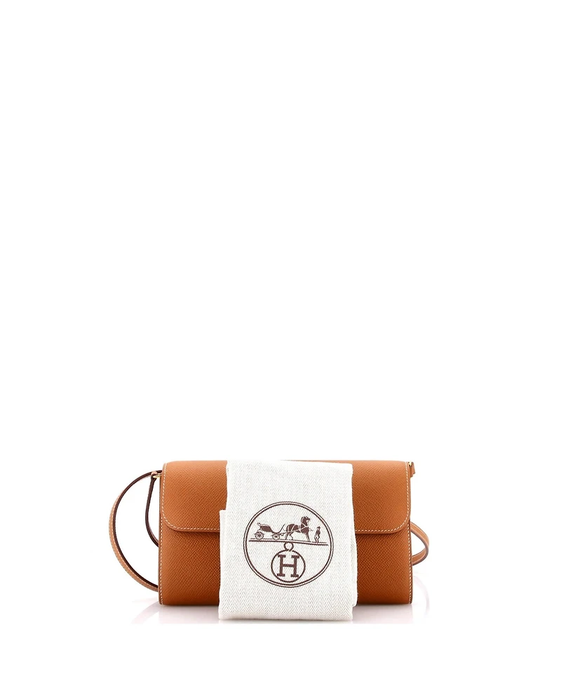 Pre-Owned Hermes Constance To Go Wallet Epsom