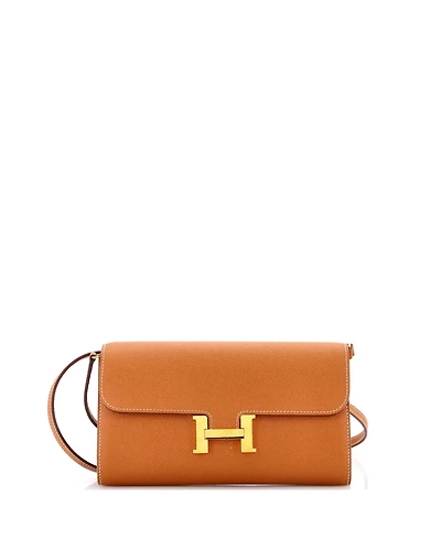 Pre-Owned Hermes Constance To Go Wallet Epsom