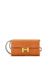 Pre-Owned Hermes Constance To Go Wallet Epsom