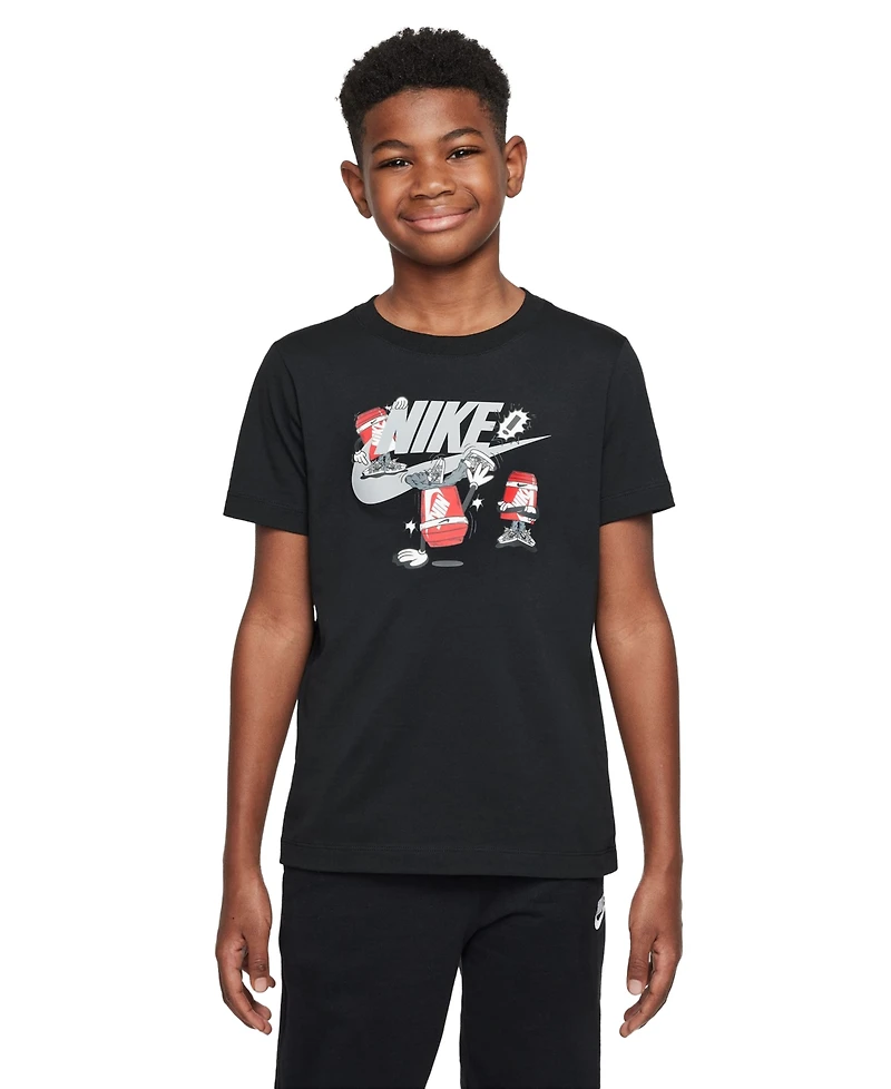 Nike Big Boys Sportswear Graphic Cotton T-Shirt