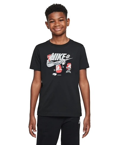 Nike Big Boys Sportswear Graphic Cotton T-Shirt