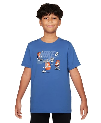 Nike Big Boys Sportswear Graphic Cotton T-Shirt