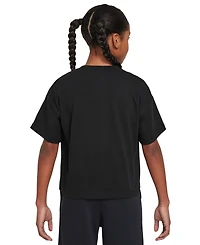 Nike Big Girls Sportswear Just Do It Graphic Cotton T-Shirt