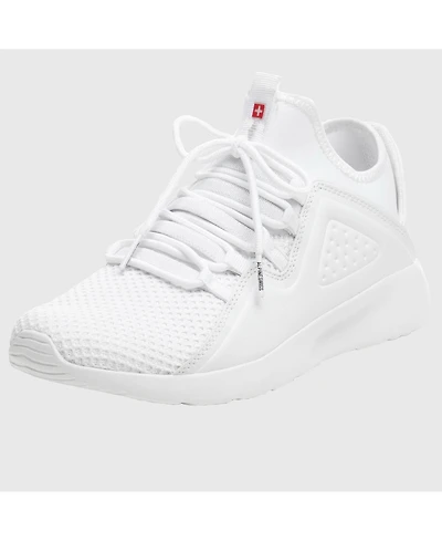 Alpine Swiss Men's Fashion Sneakers Lightweight Knit Top Elastic Sock Tennis Shoe