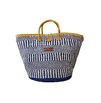 Ripples of Nourishment Handmade Sisal Straw Basket Tote Bag