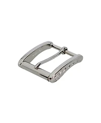 Trafalgar Men's 35mm Solid Brass Italian Classic Arched Rectangular Harness Belt Buckle