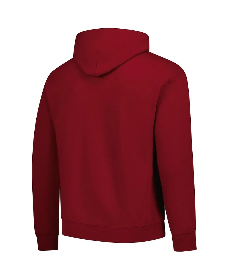 Fanatics Unlabeled Men's Maroon Boston College Eagles Fleece Pullover Hoodie