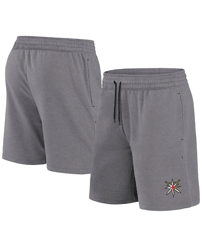 Fanatics Men's Heather Gray Vegas Golden Knights Humble Training Shorts