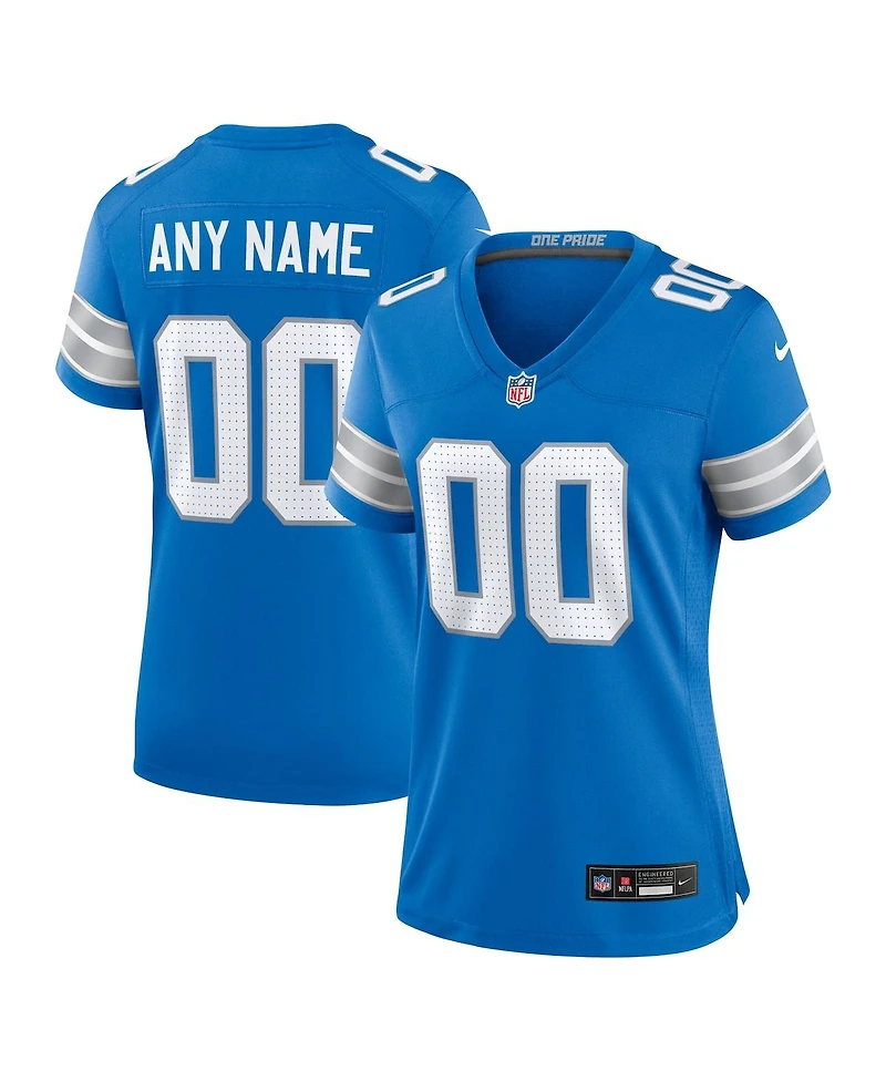 Nike Women's Blue Detroit Lions Custom Game Jersey