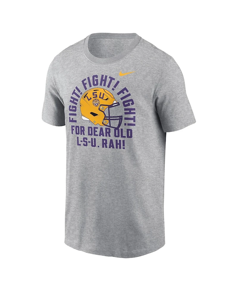 Nike Men's Heather Gray Lsu Tigers Local Song T-Shirt