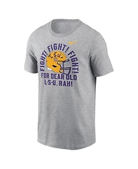 Nike Men's Heather Gray Lsu Tigers Local Song T-Shirt
