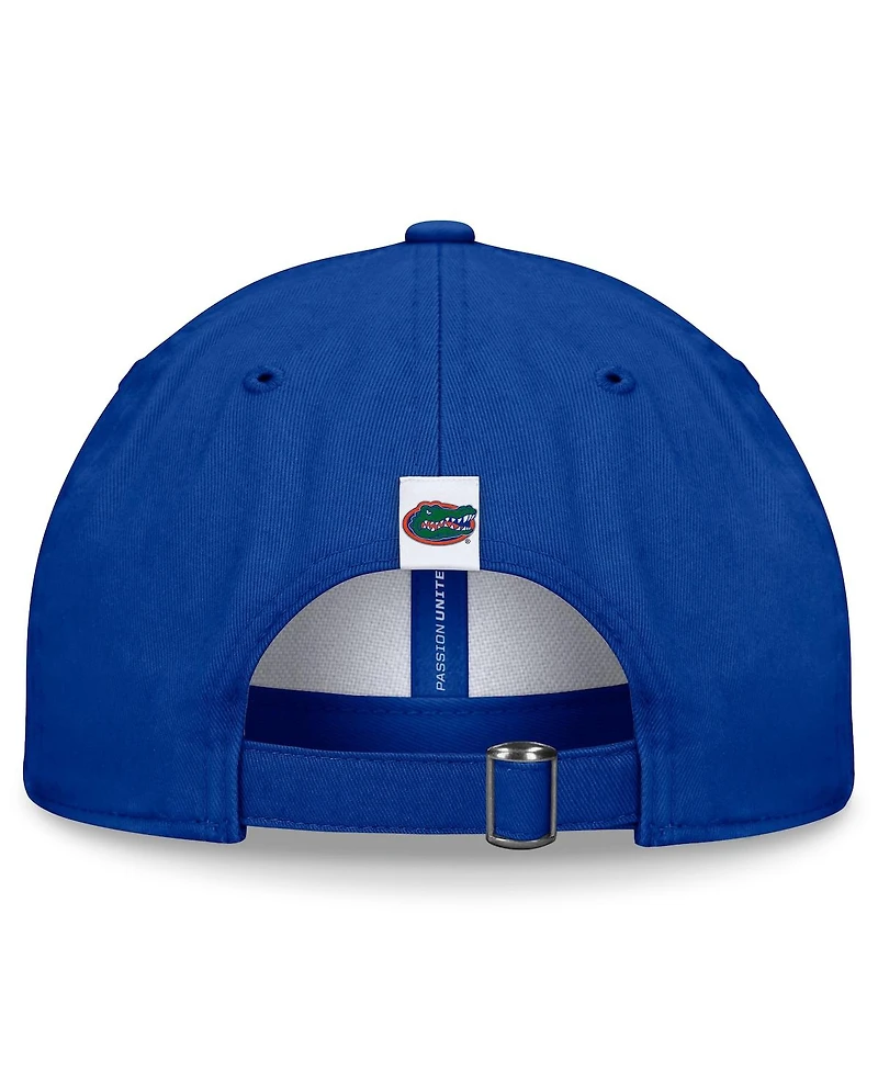 Top of the World Men's White/Royal Florida Gators Heritage Weston Adjustable Hat