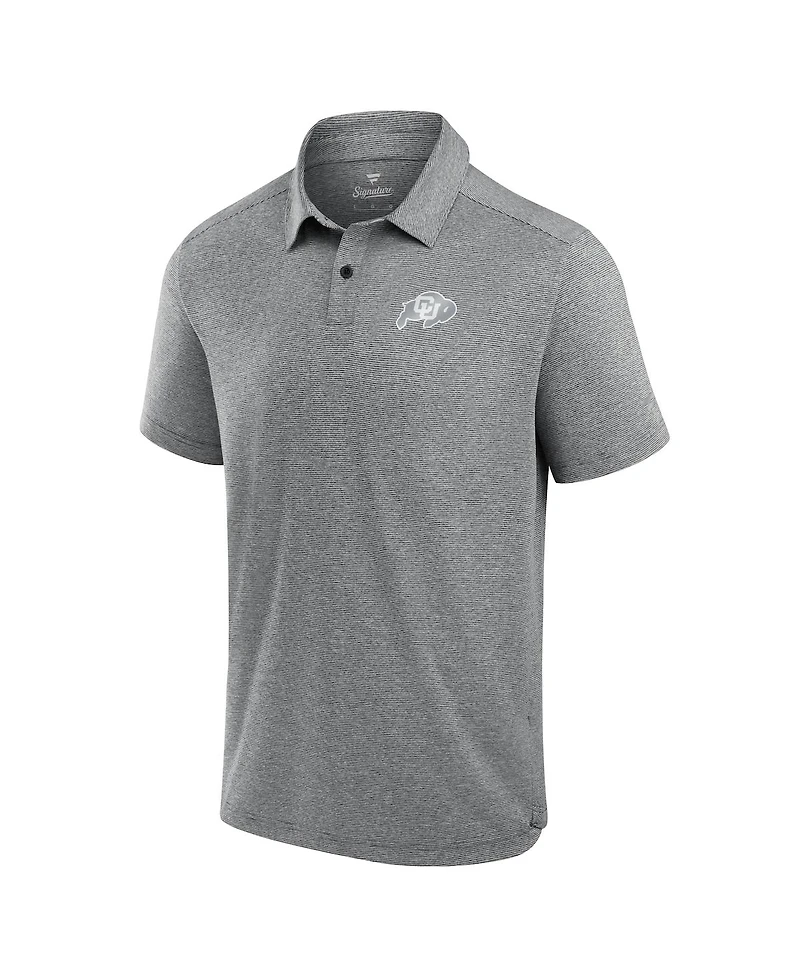 Fanatics Men's Charcoal Colorado Buffaloes Performance Polo Shirt
