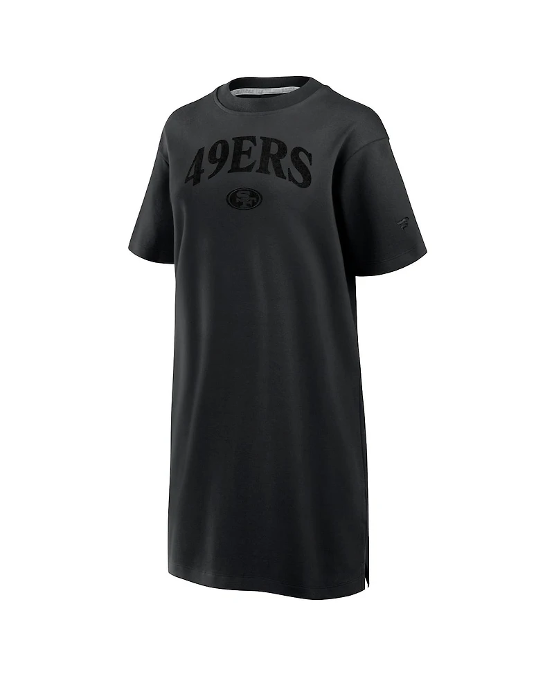 Fanatics Women's Black San Francisco 49ers Elements Go Tri-Blend Dress