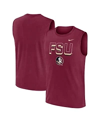 Nike Men's Garnet Florida State Seminoles Primetime Tricode Legend Performance Tank Top
