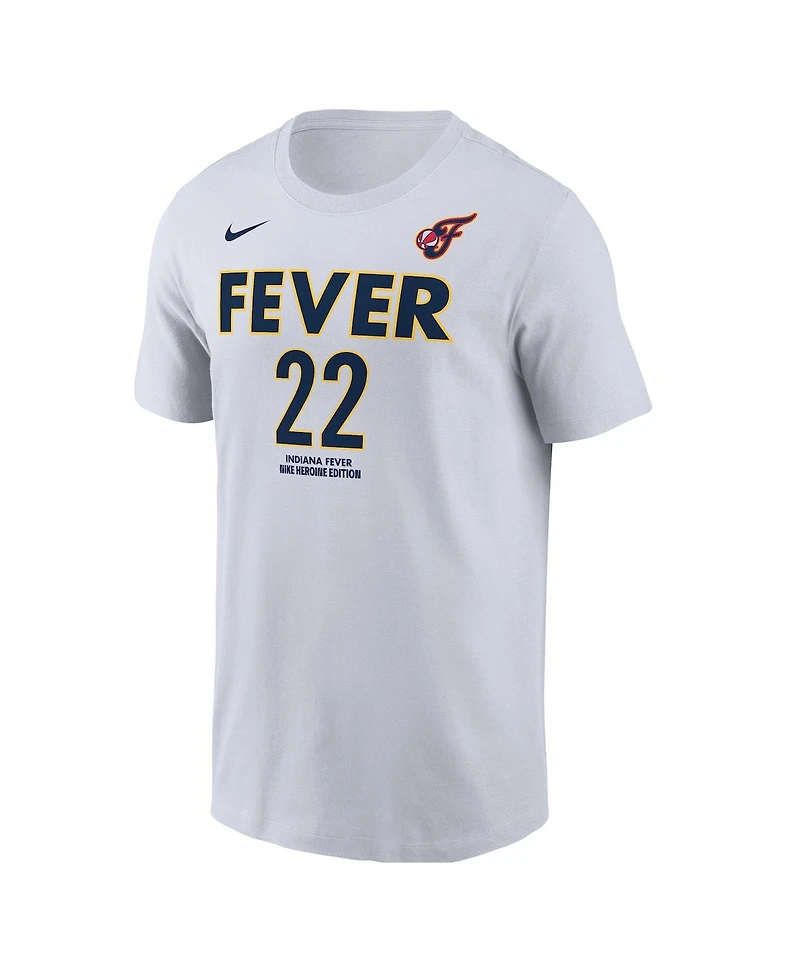 Nike Men's Caitlin Clark White Indiana Fever Heroine Edition Name Number T-Shirt