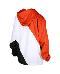 New Era Men's Orange York Knicks 2024/25 City Edition Full-Zip Windbreaker Jacket