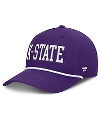 Fanatics Men's Purple Kansas State Wildcats Foul Ball Rope Adjustable Hat