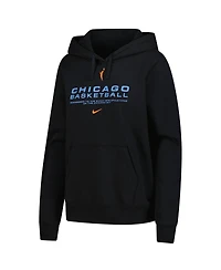Nike Women's Black Chicago Sky Club City Pullover Hoodie