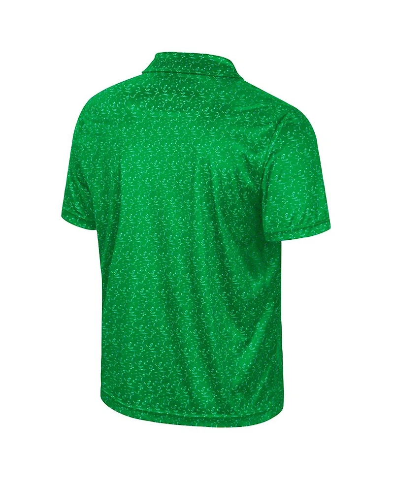 Colosseum Men's Green Oregon Ducks Sublimated Golf Polo Shirt