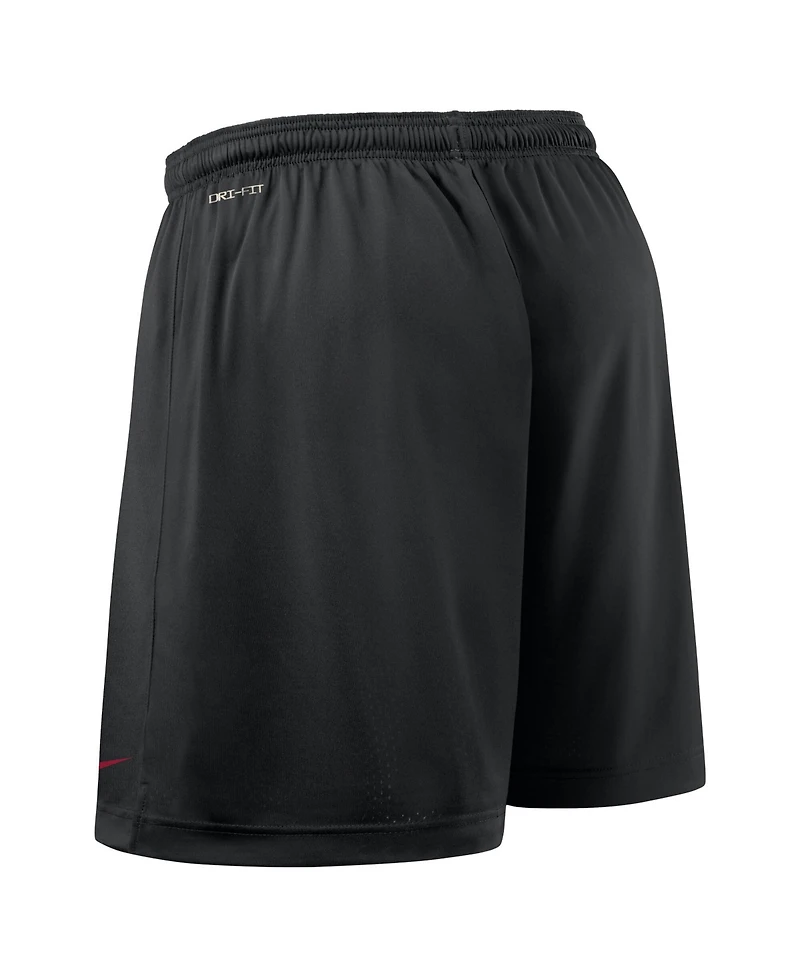 Nike Men's Cardinal/Black Stanford Cardinal 2025 Sideline Reversible Performance Shorts