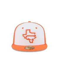 New Era Men's White Corpus Christi Hooks Theme Nights 59FIFTY Fitted Hat