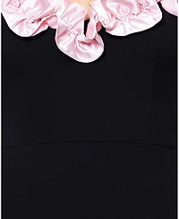 Blondie Nites Juniors' Off-The-Shoulder Ruffled Evening Gown