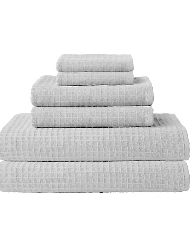 Uchino Waffle Twist 6-Pc. Bath Towel Set