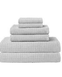 Uchino Waffle Twist 6-Pc. Bath Towel Set